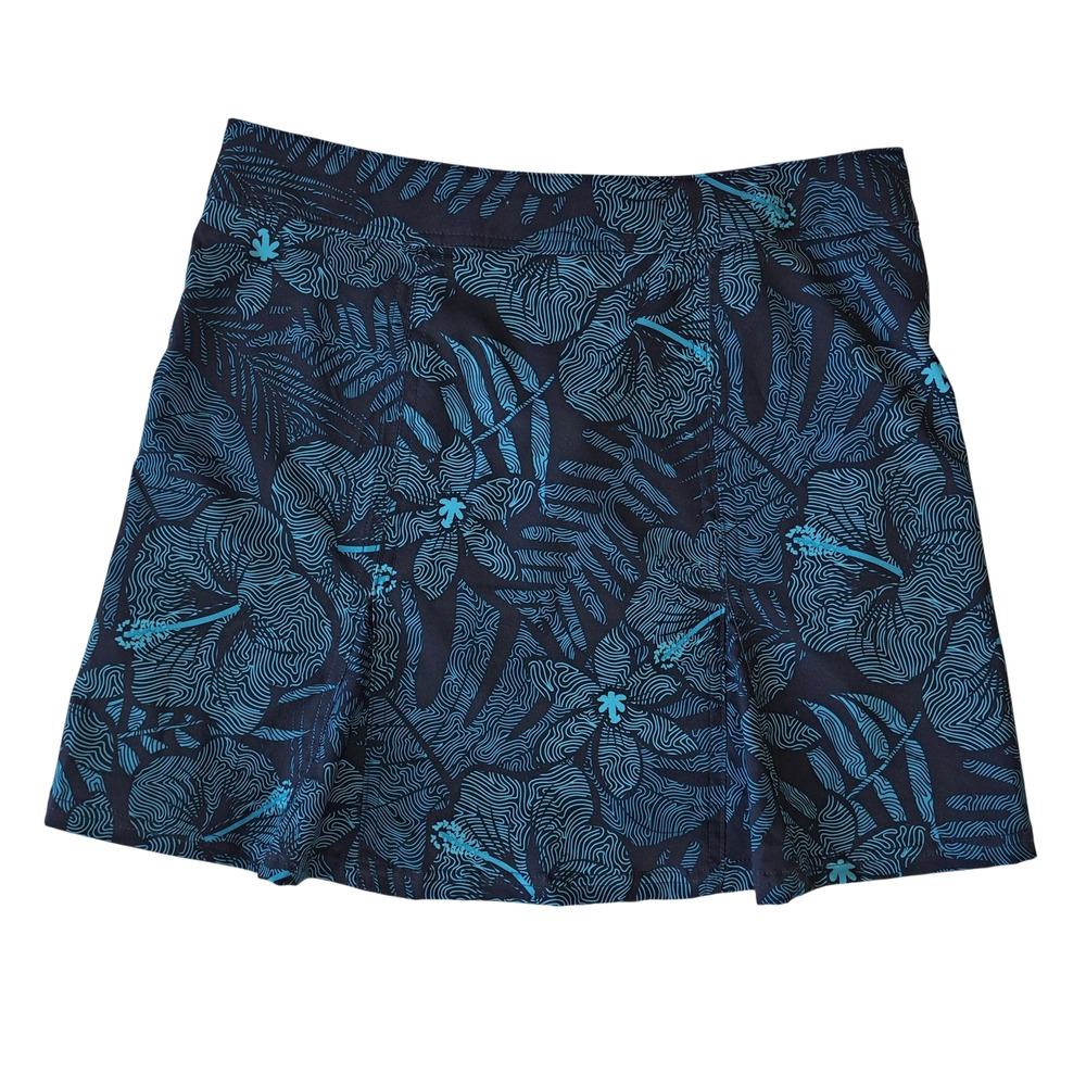 RipSkirt Hawaii Wrap Mini Skirt X-Small Length 1 Coverup Moonlight Maui Blue - Picture 12 of 12